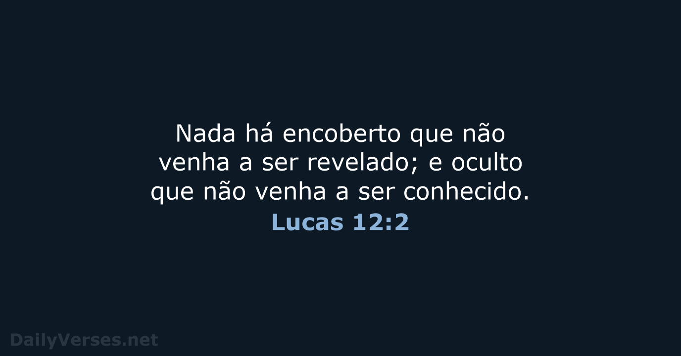 Lucas 12:2 - ARA