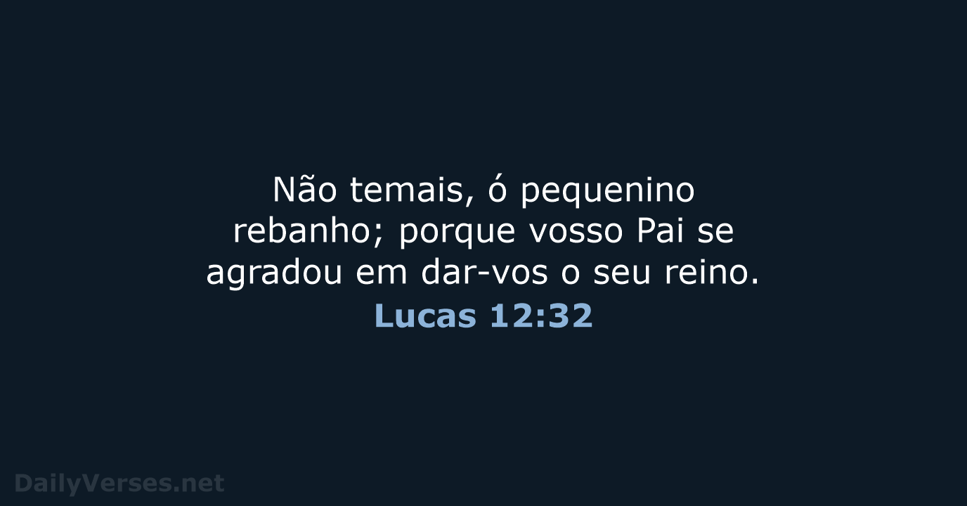 Lucas 12:32 - ARA