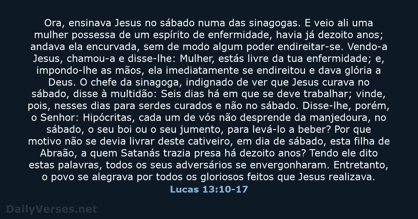 Lucas 13:10-17 - ARA