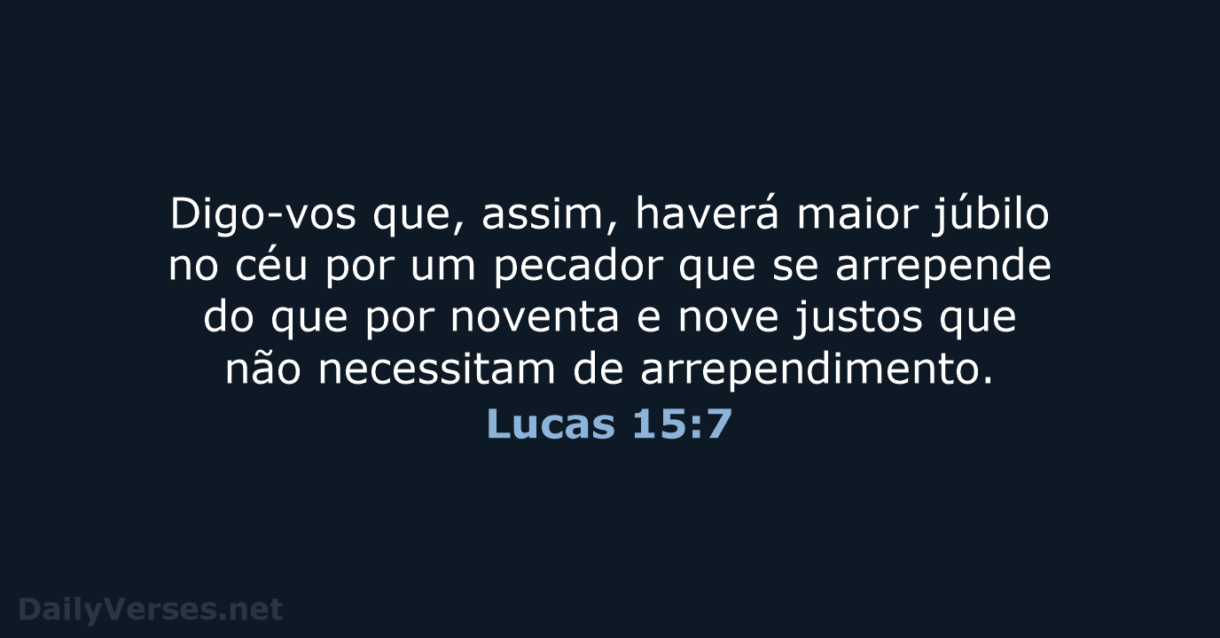Lucas 15:7 - ARA