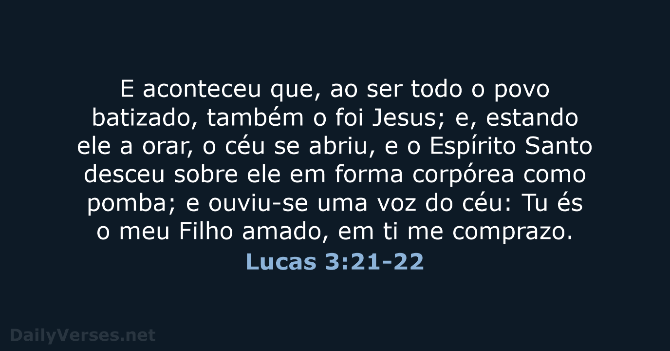 Lucas 3:21-22 - ARA