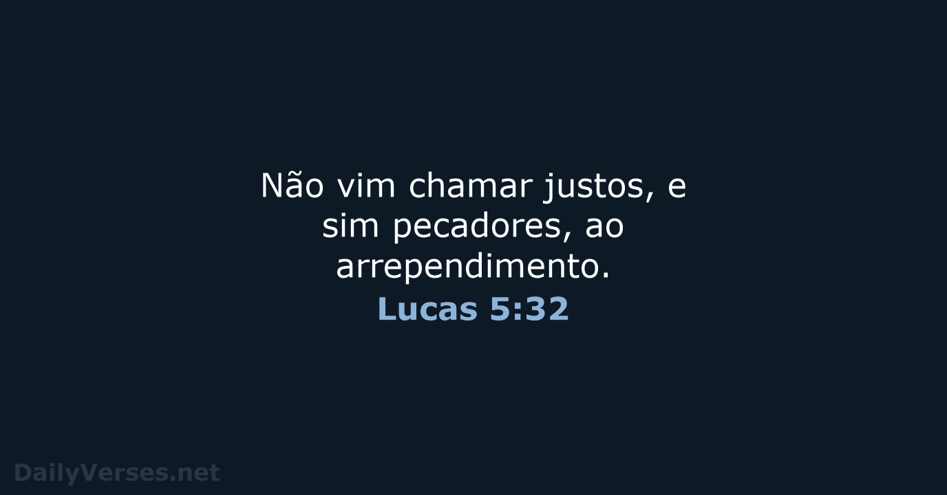 Lucas 5:32 - ARA