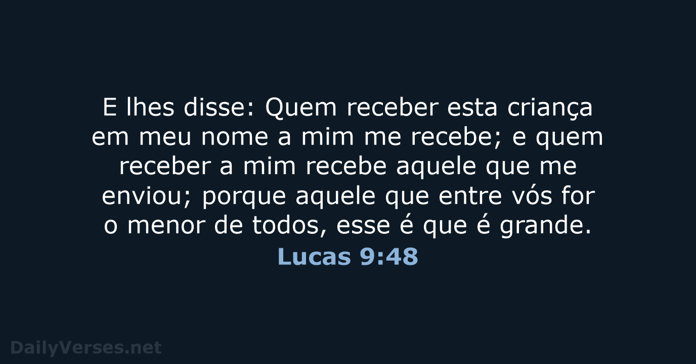 Lucas 9:48 - ARA