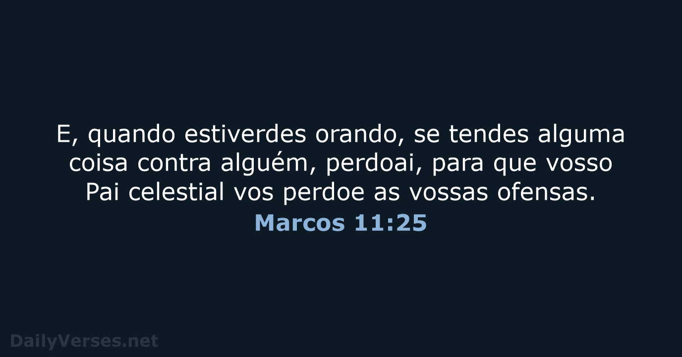 Marcos 11:25 - ARA