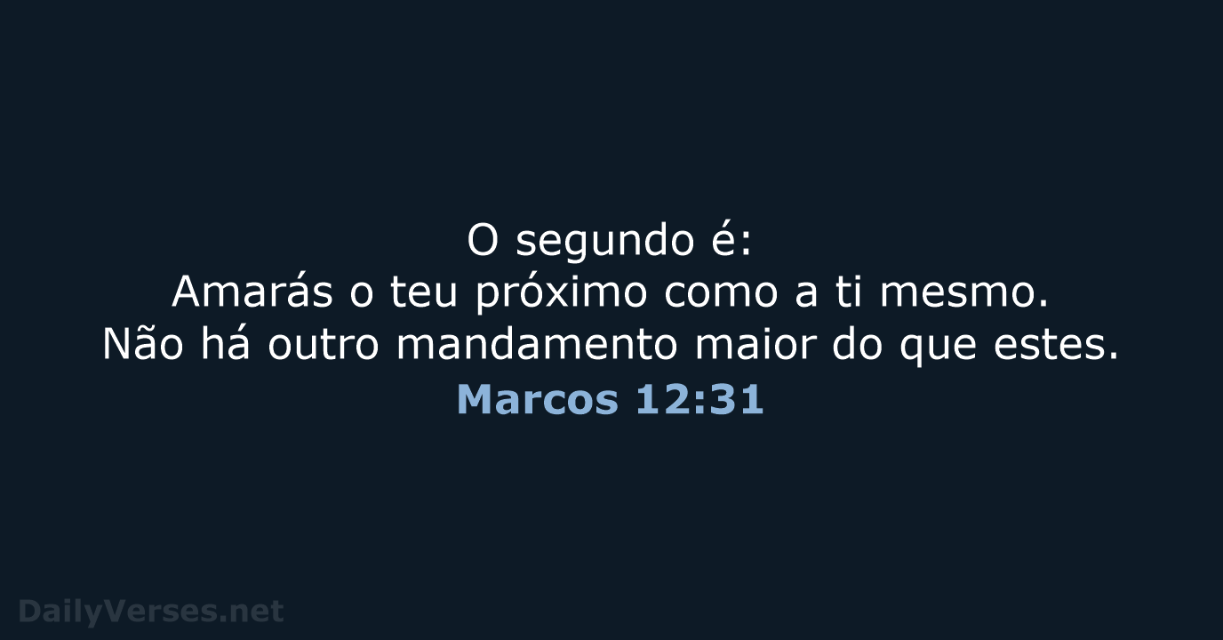 Marcos 12:31 - ARA