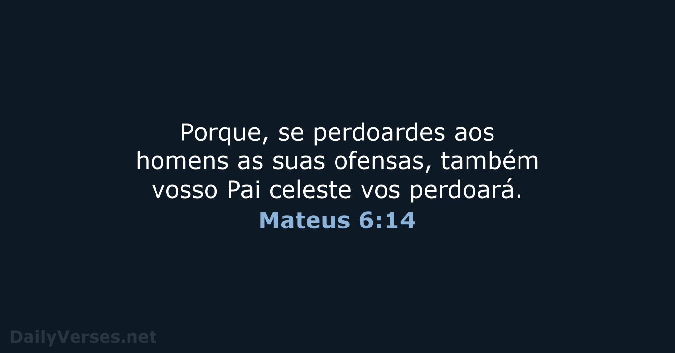Mateus 6:14 - ARA