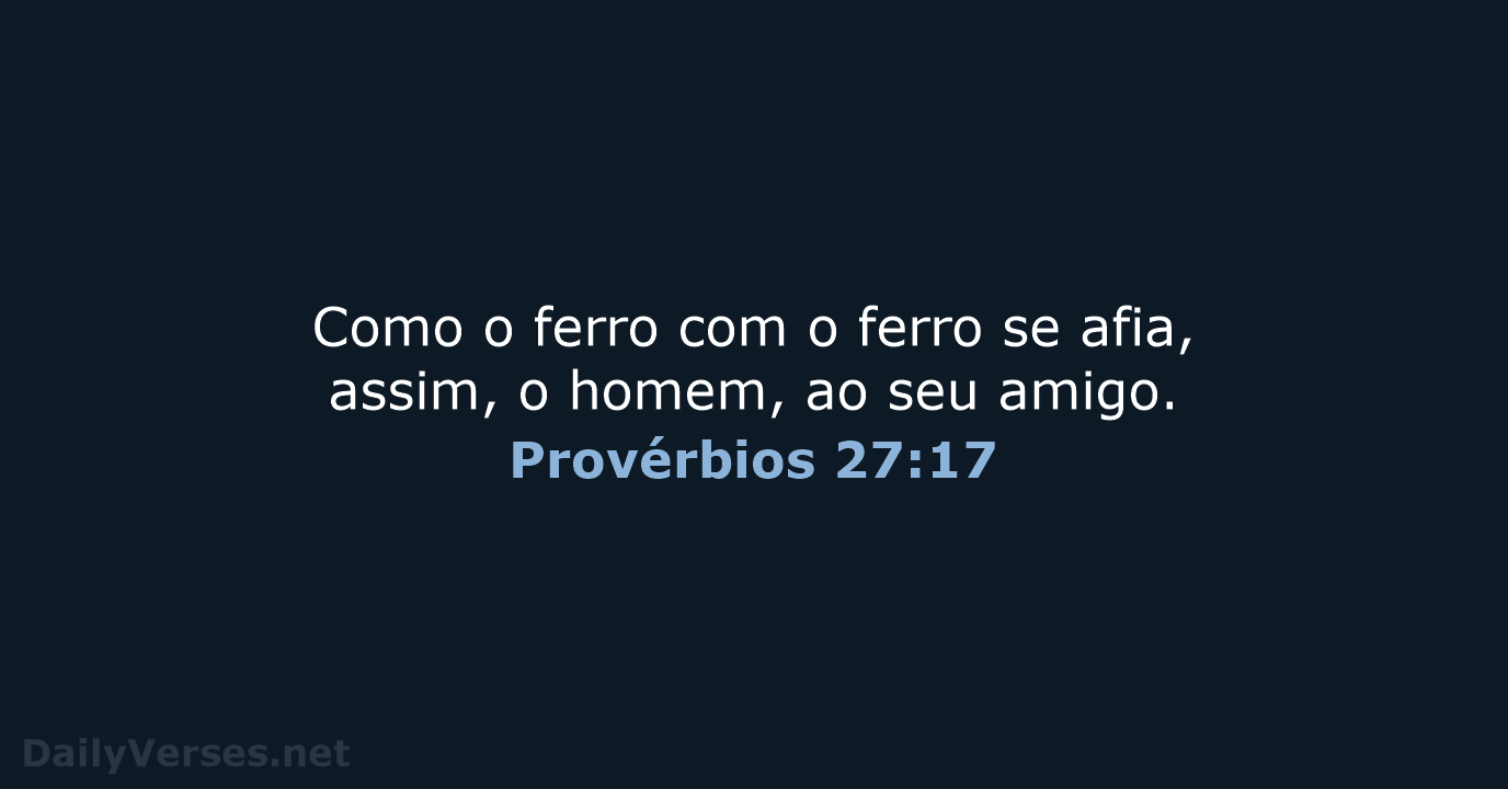 Provérbios 27:17 - ARA