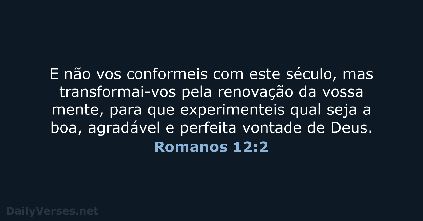 Romanos 12:2 - ARA