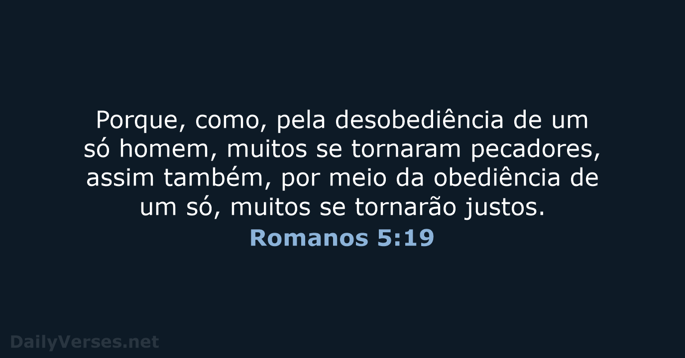Romanos 5:19 - ARA