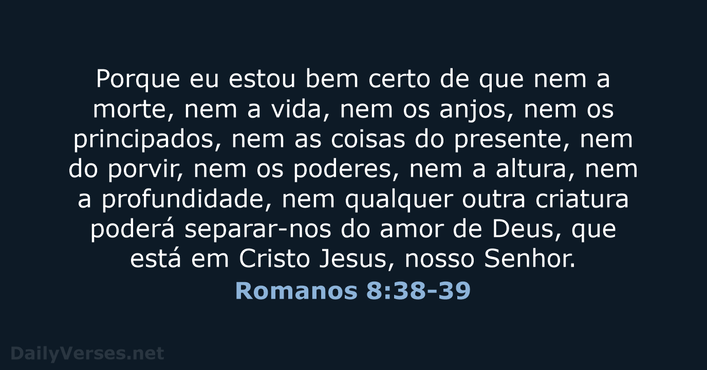 Romanos 8:38-39 - ARA