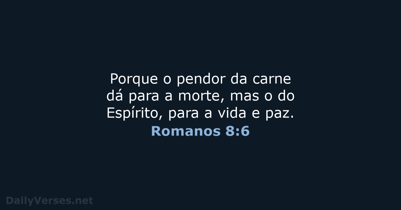 Romanos 8:6 - ARA