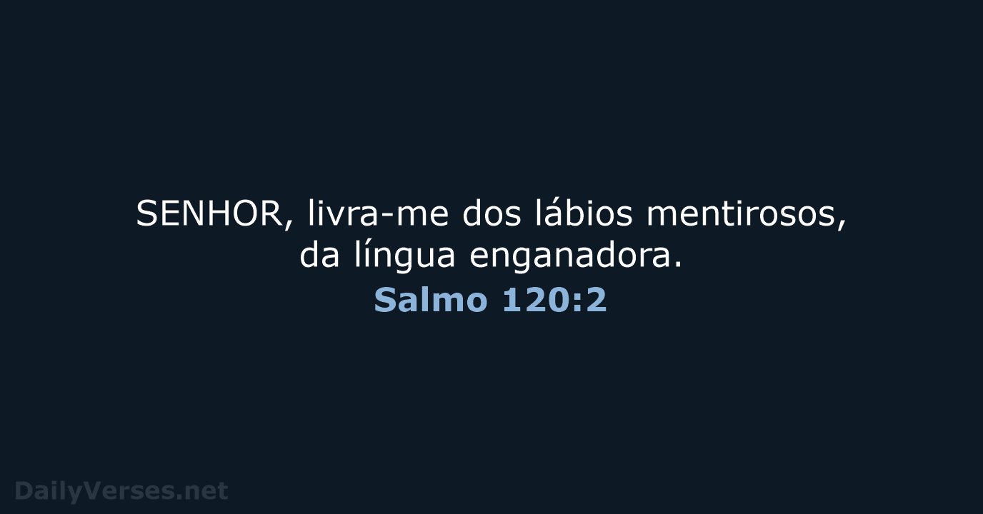 Salmo 120:2 - ARA