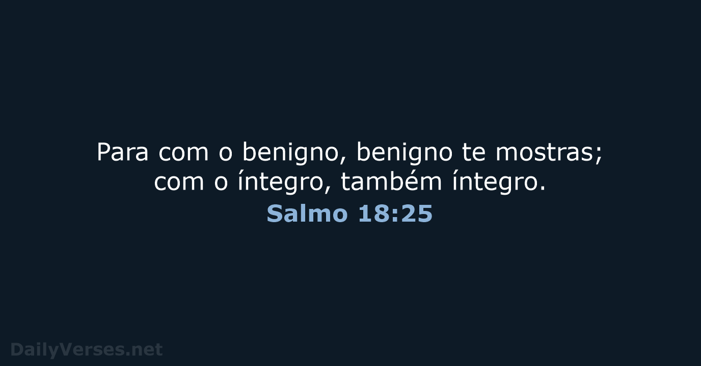 Salmo 18:25 - ARA