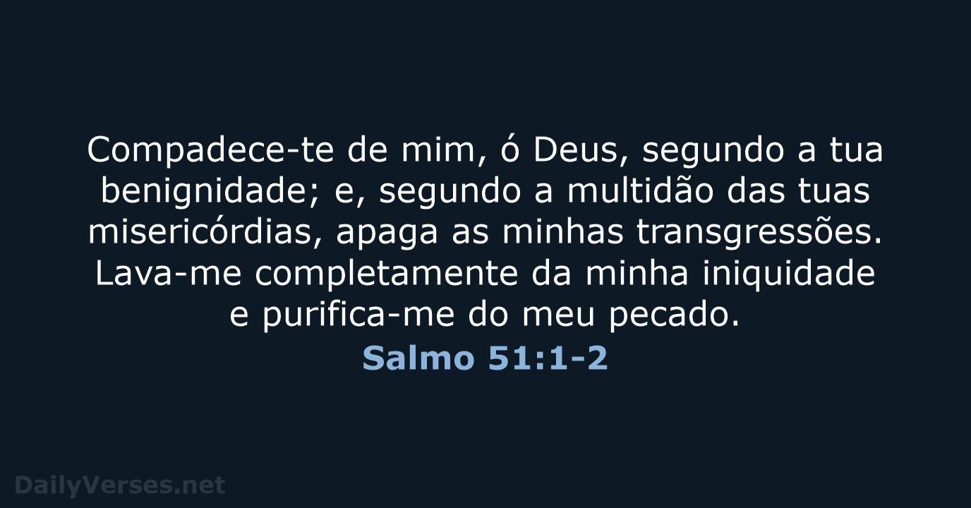 Salmo 51:1-2 - ARA