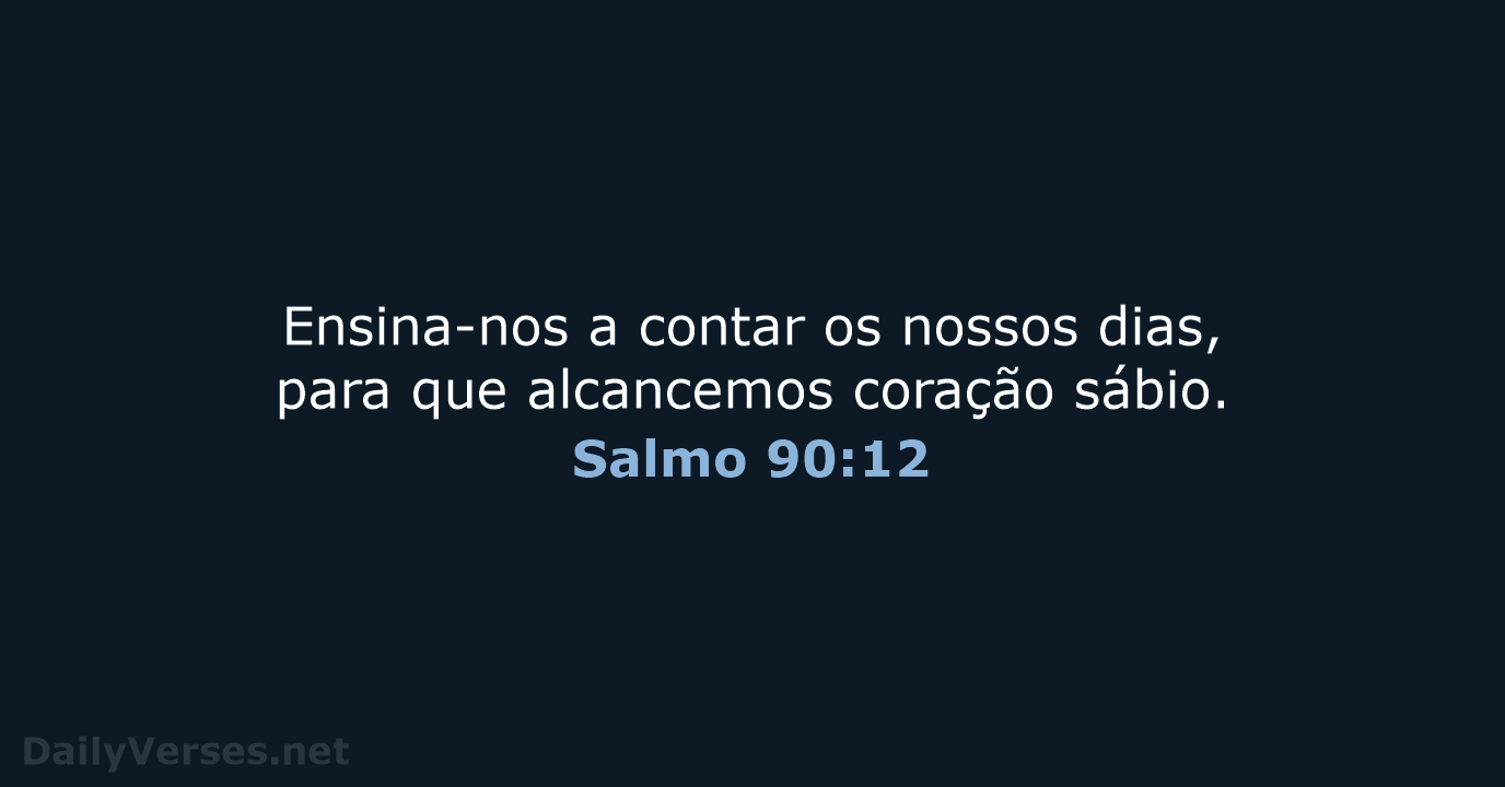 Salmo 90:12 - ARA