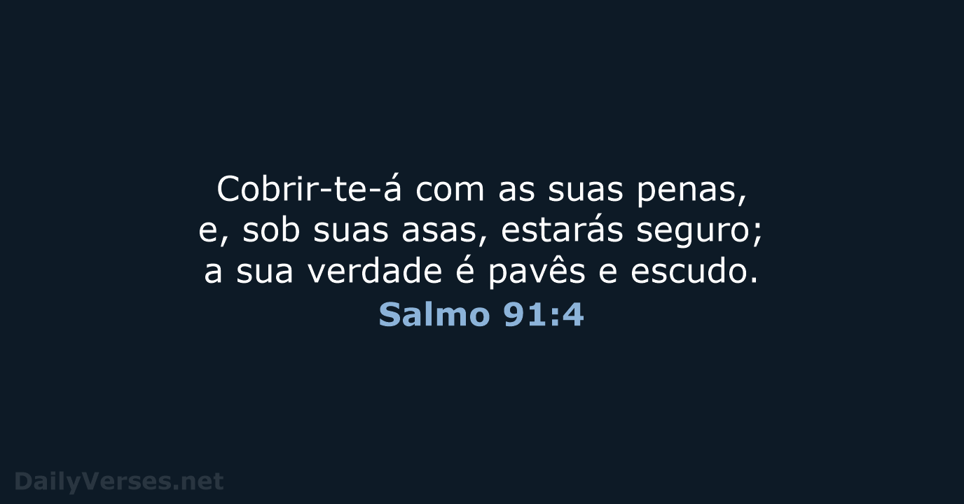Salmo 91:4 - ARA