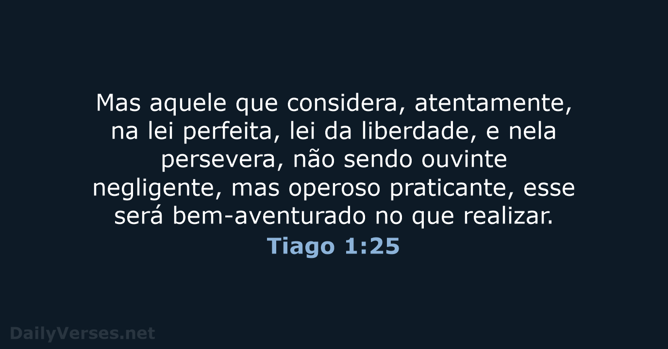 Tiago 1:25 - ARA