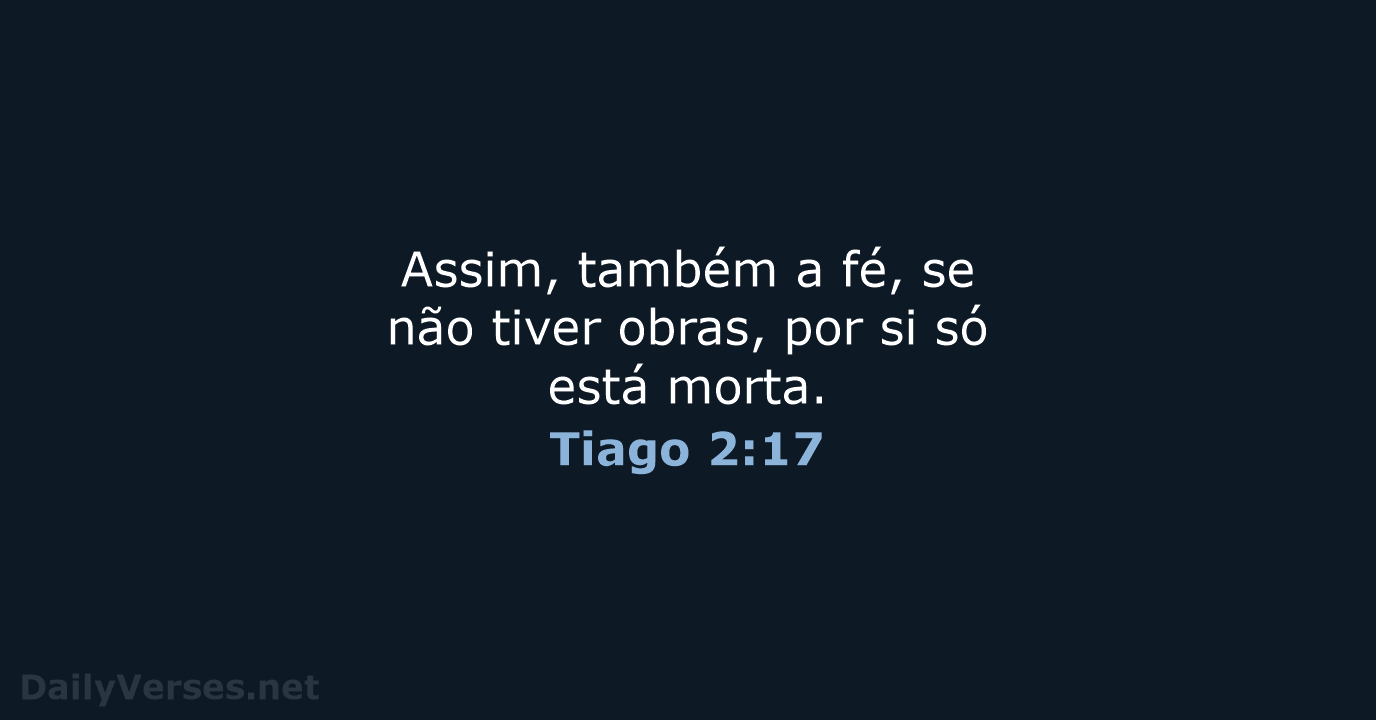 Tiago 2:17 - ARA