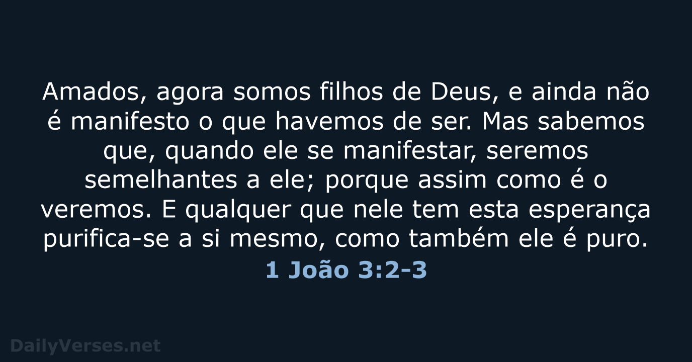 1 João 3:2-3 - ARC