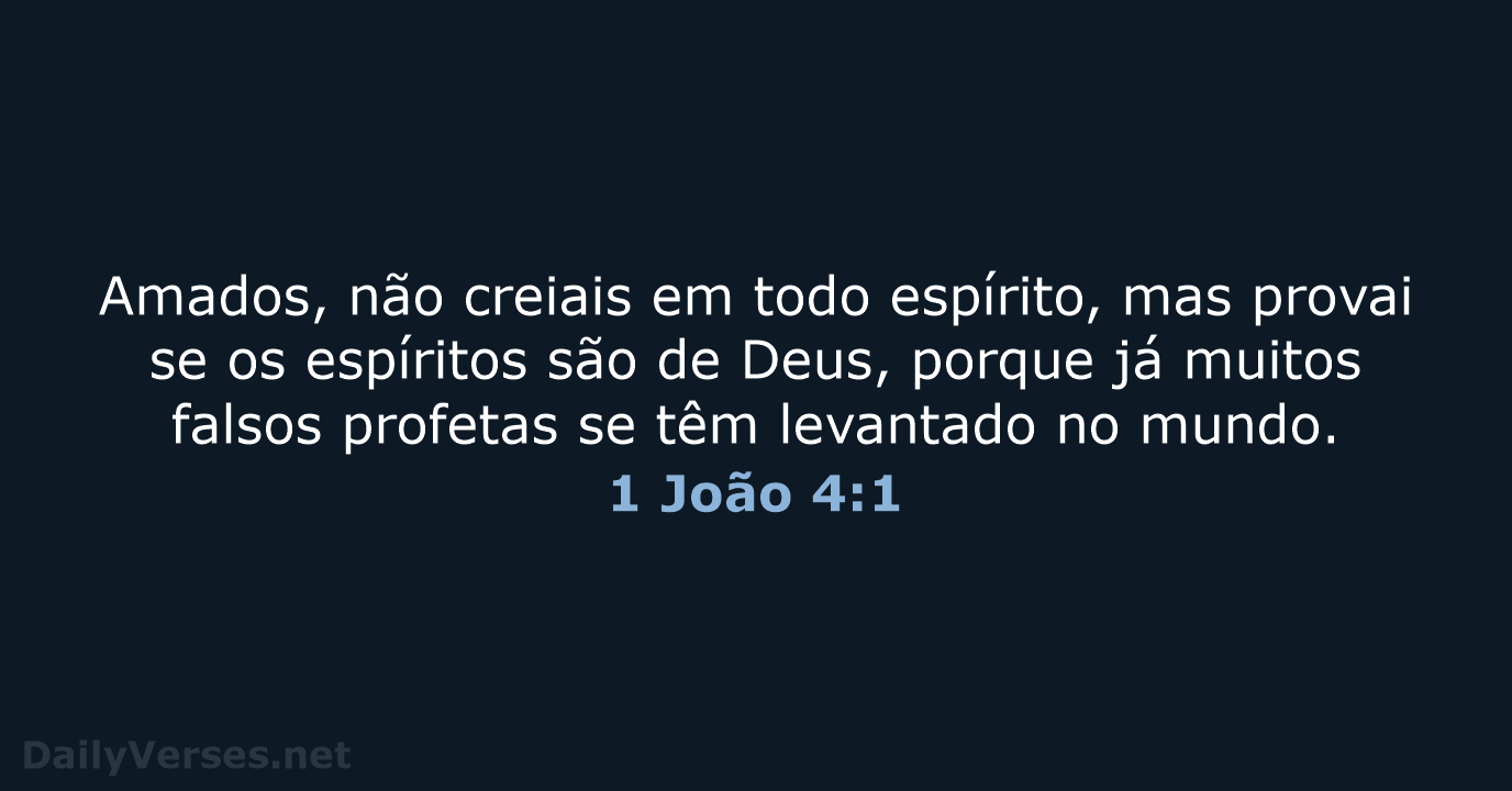 1 João 4:1 - ARC