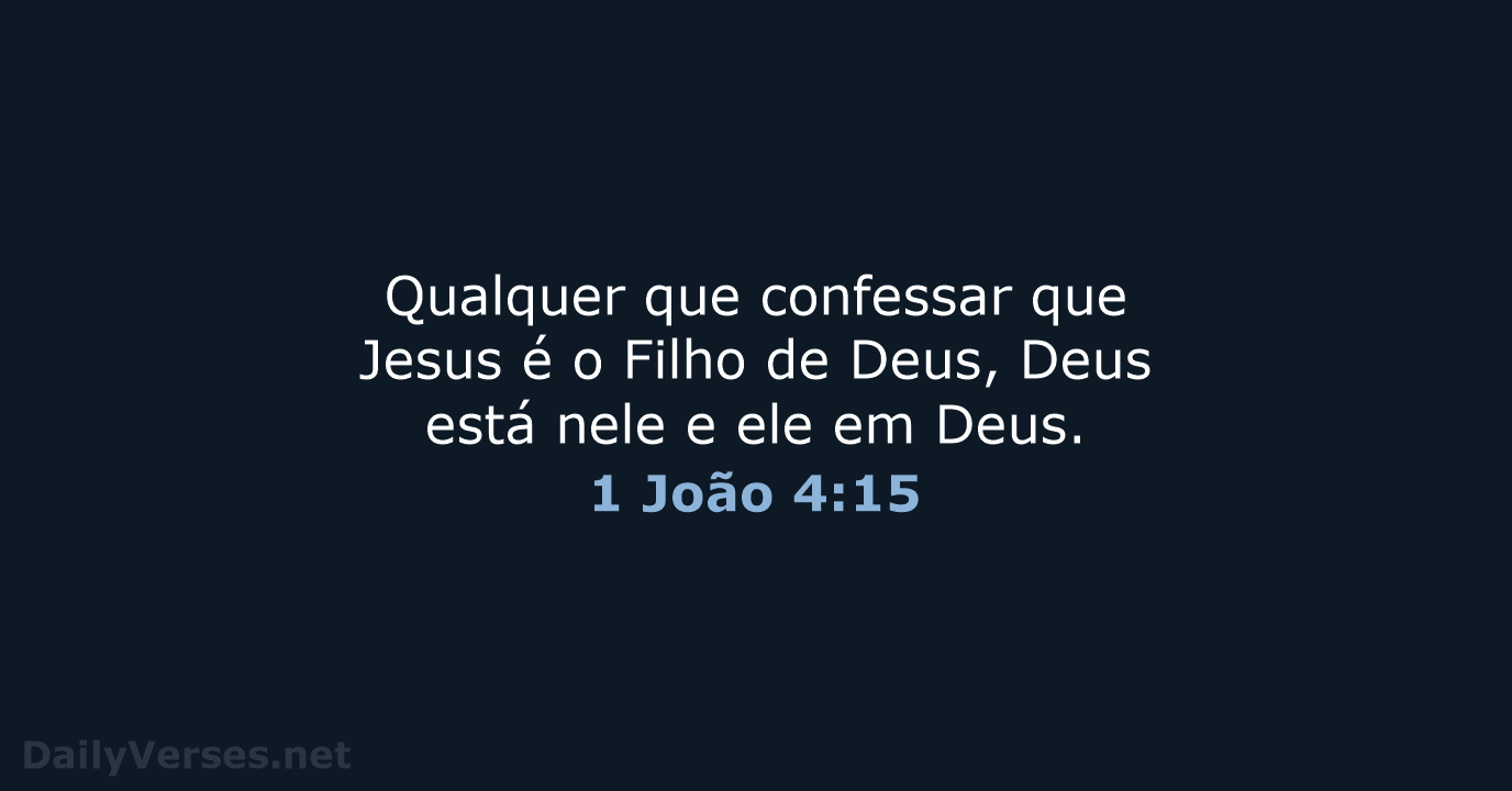 1 João 4:15 - ARC