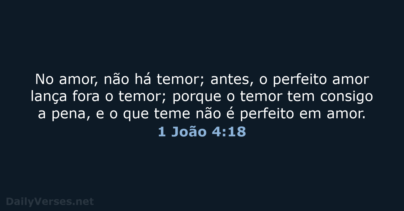 1 João 4:18 - ARC