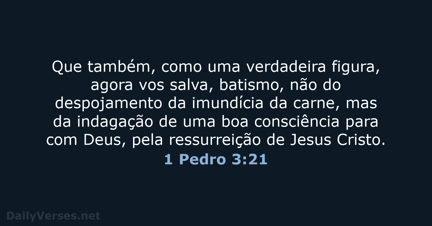 1 Pedro 3:21 - ARC