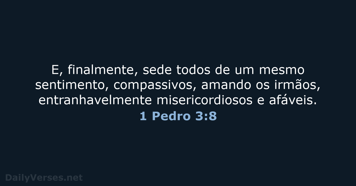 1 Pedro 3:8 - ARC