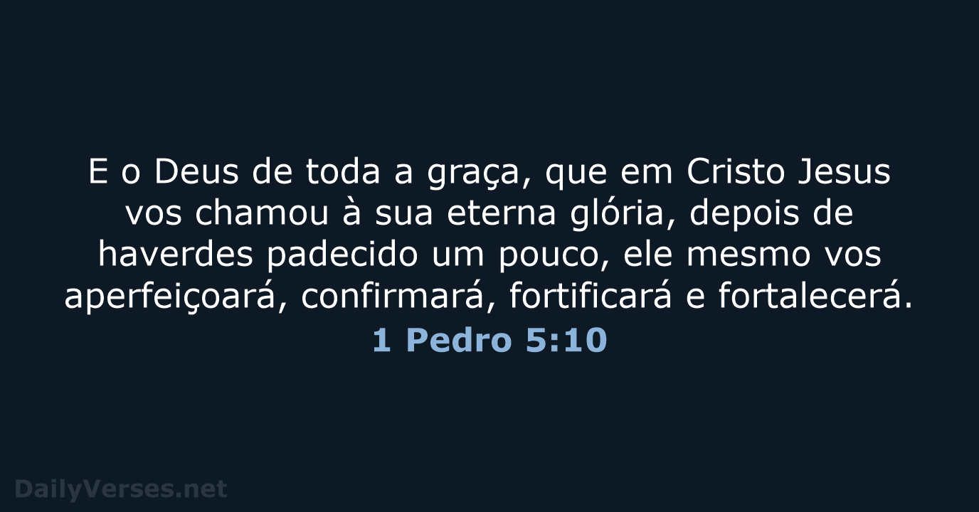 1 Pedro 5:10 - ARC