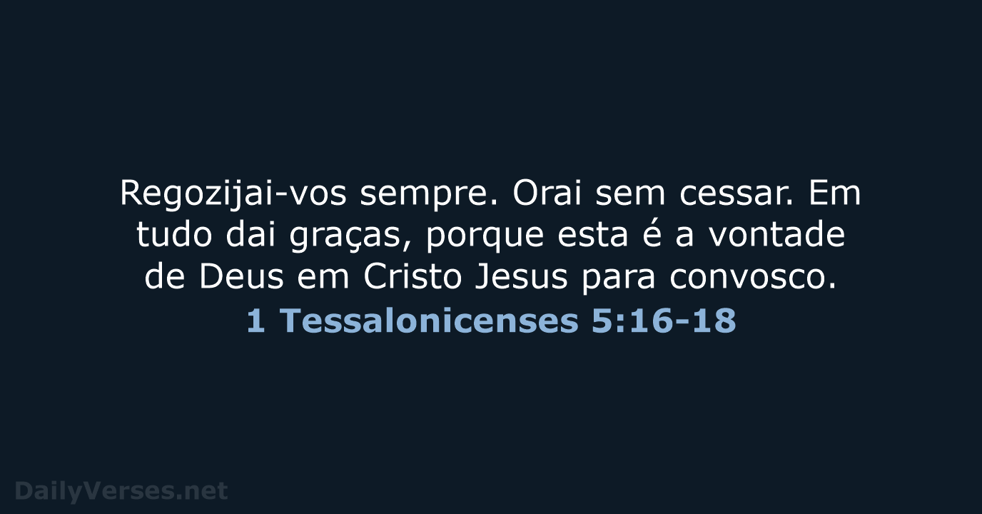 1 Tessalonicenses 5:16-18 - ARC