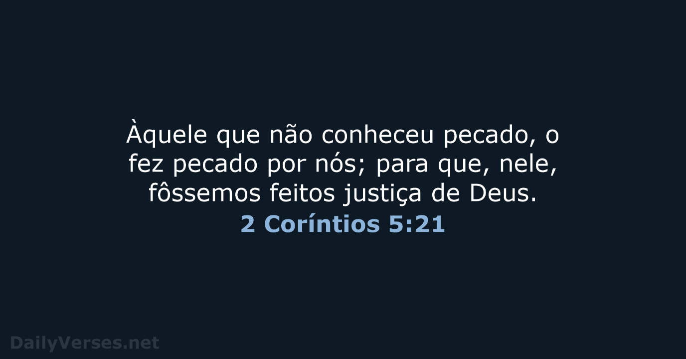 2 Coríntios 5:21 - ARC