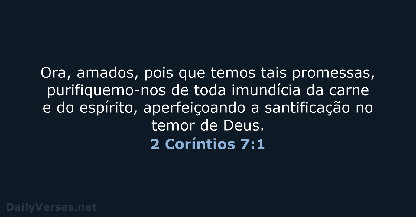 2 Coríntios 7:1 - ARC
