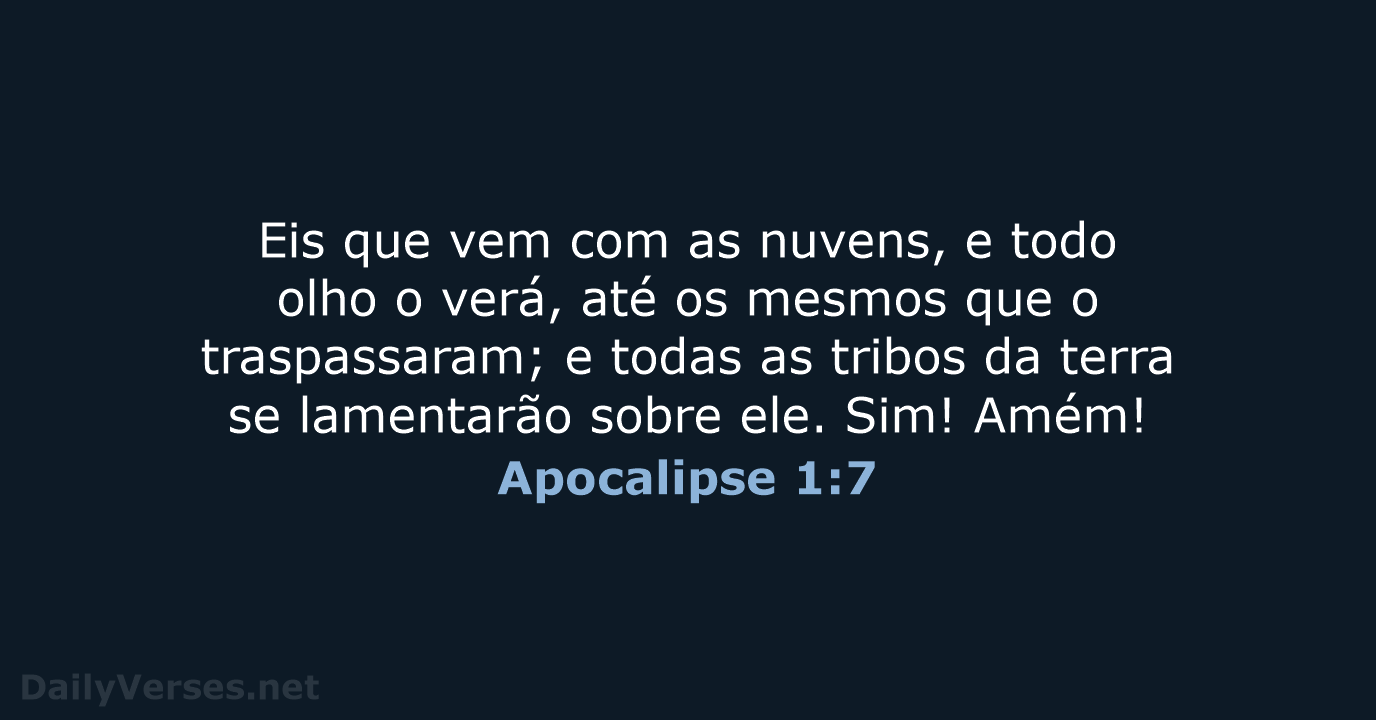 Apocalipse 1:7 - ARC
