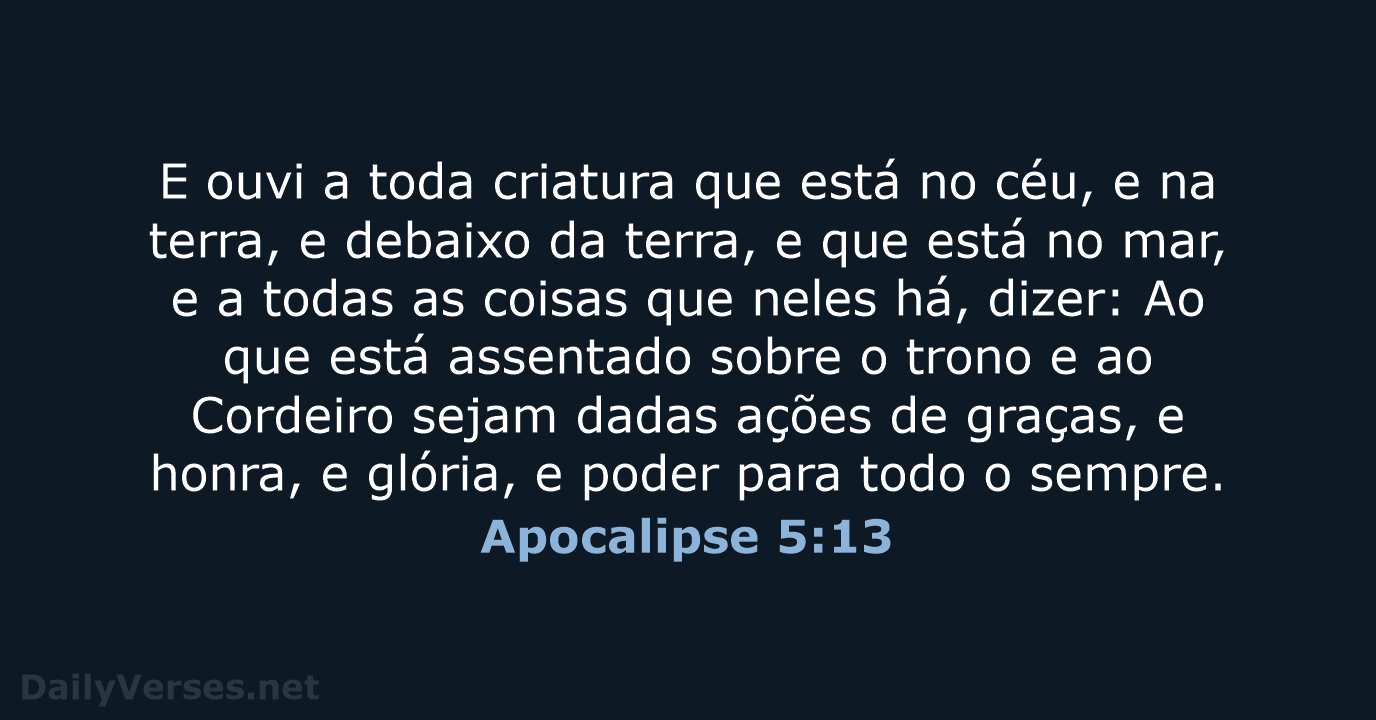 Apocalipse 5:13 - ARC