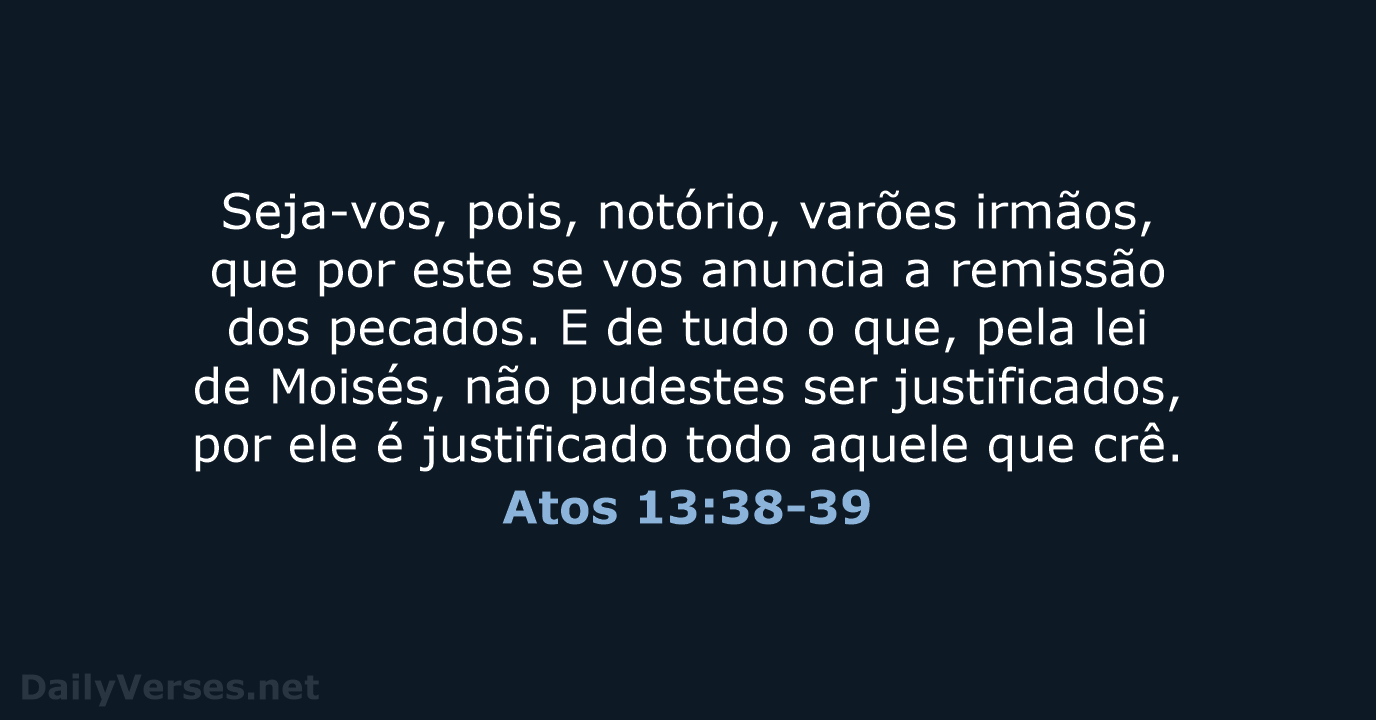Atos 13:38-39 - ARC