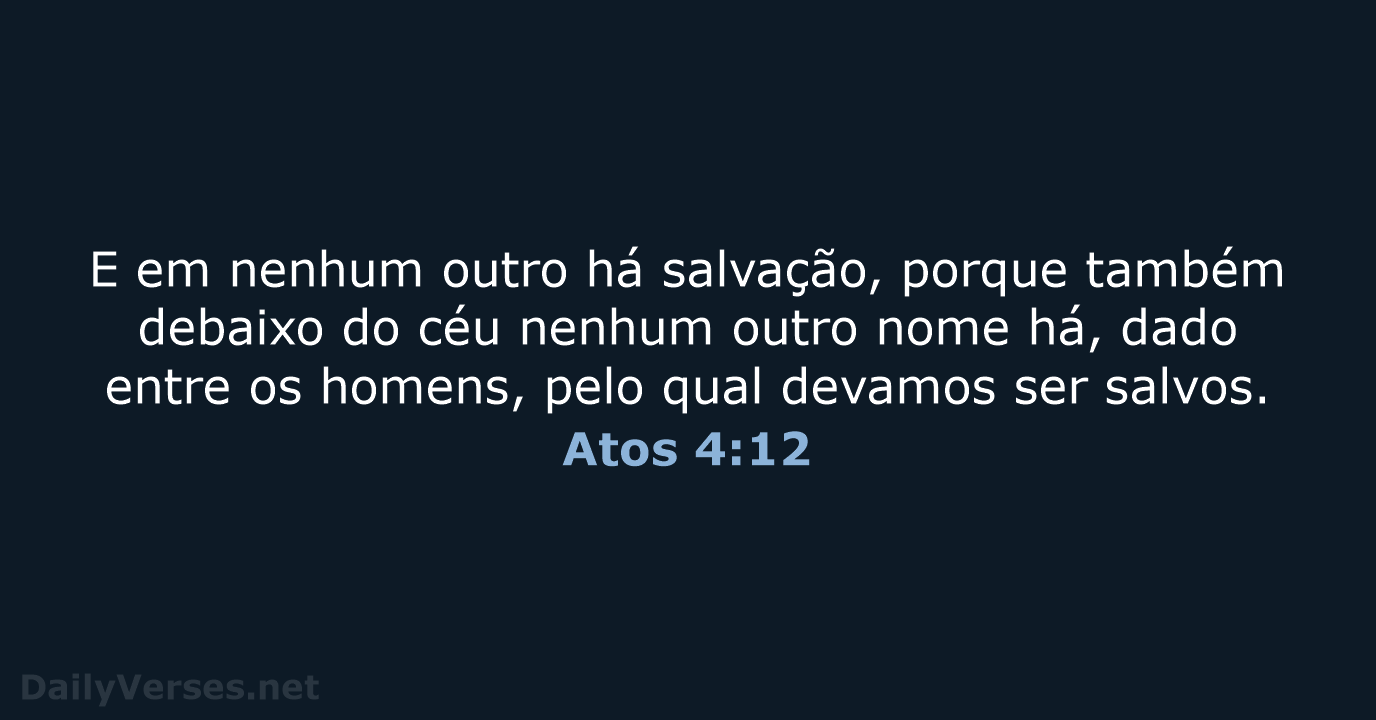 Atos 4:12 - ARC