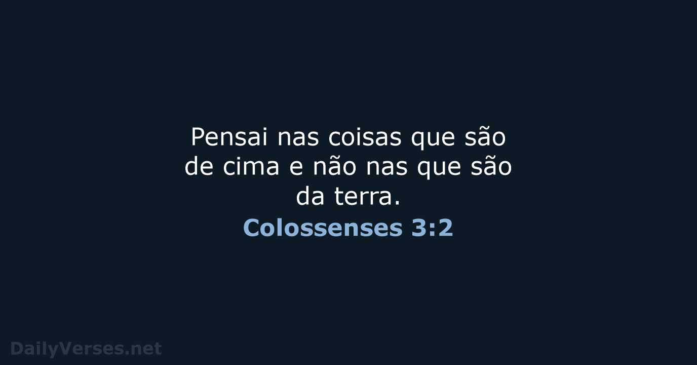 Colossenses 3:2 - ARC