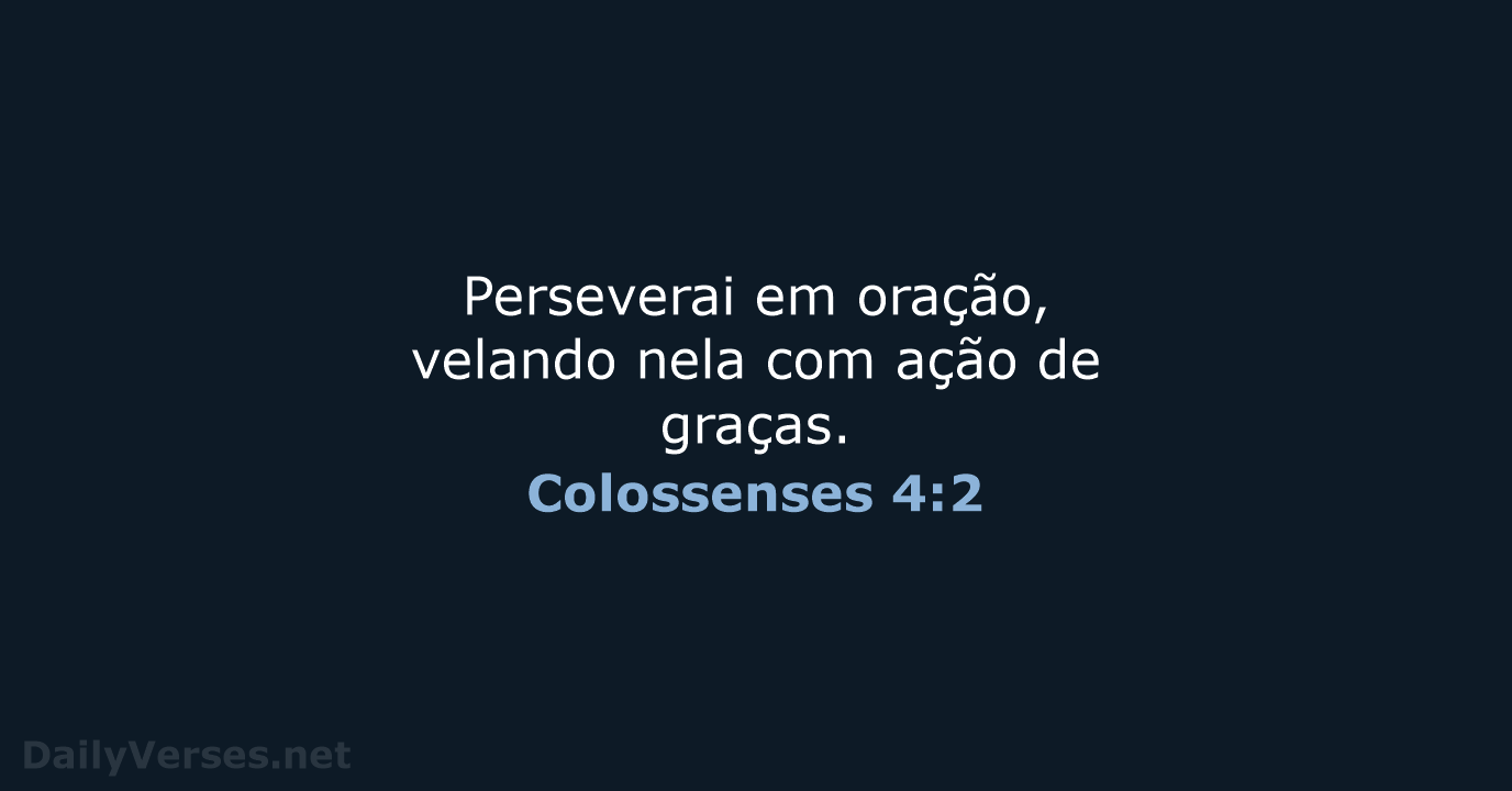 Colossenses 4:2 - ARC