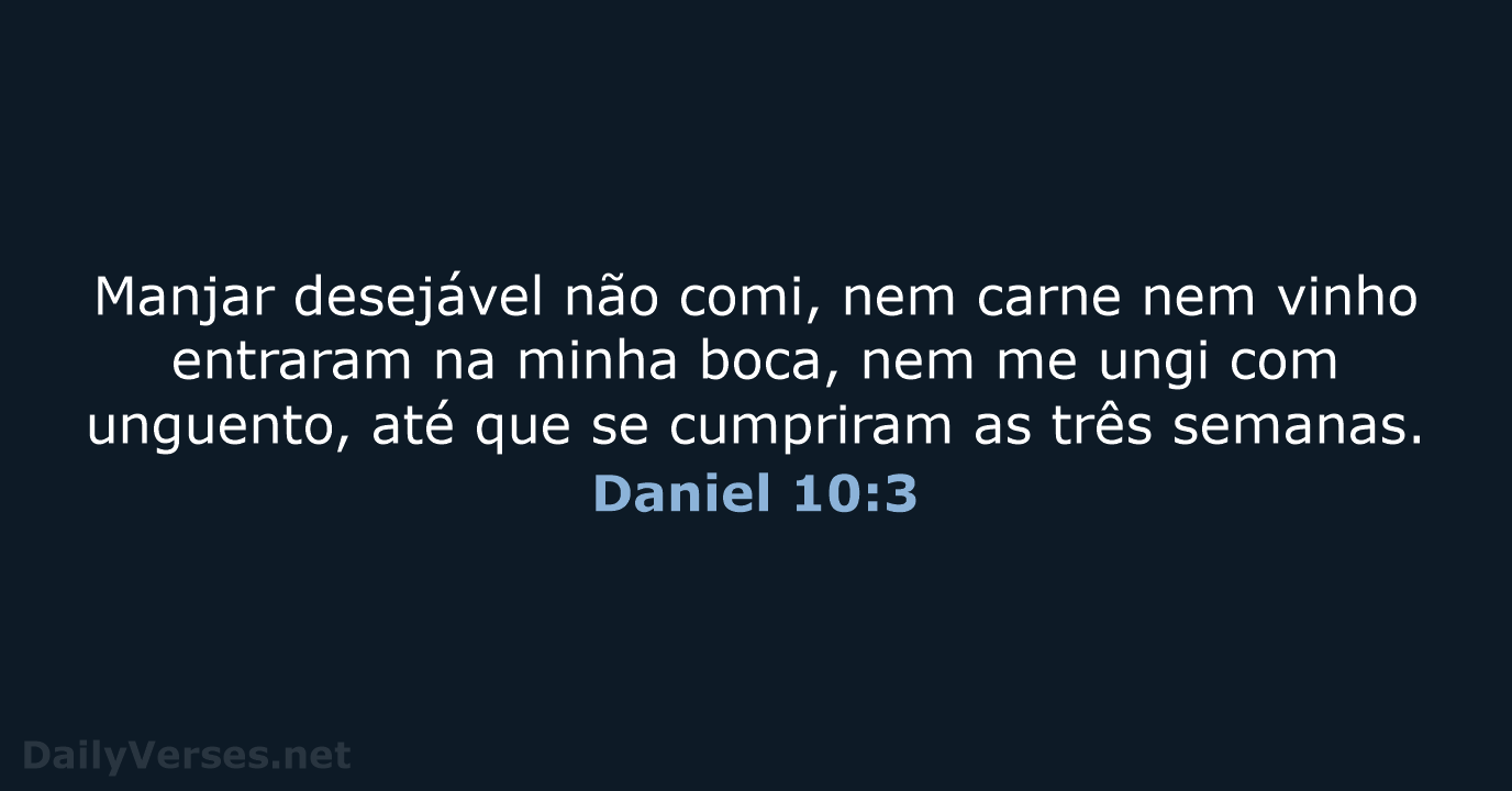 Daniel 10:3 - ARC