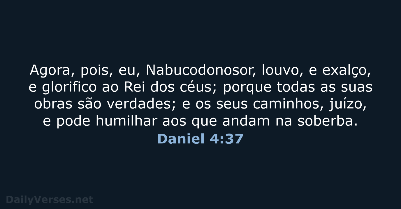 Daniel 4:37 - ARC