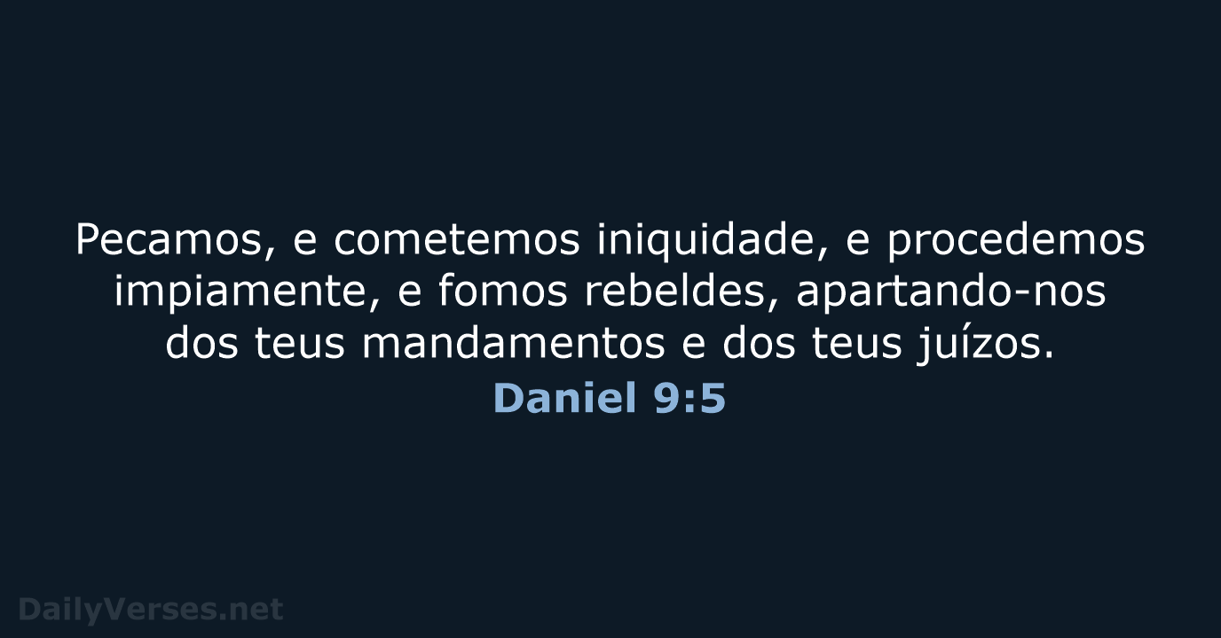 Daniel 9:5 - ARC