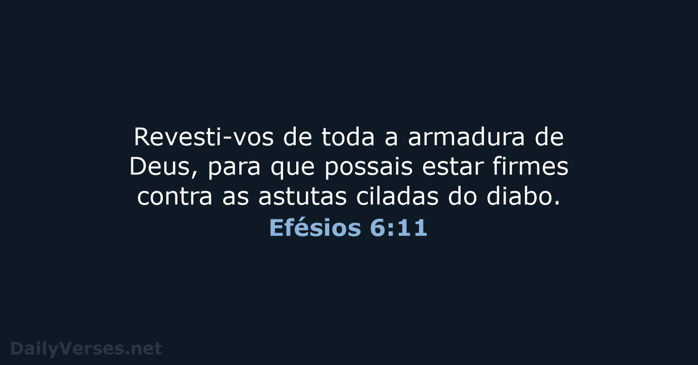 Efésios 6:11 - ARC