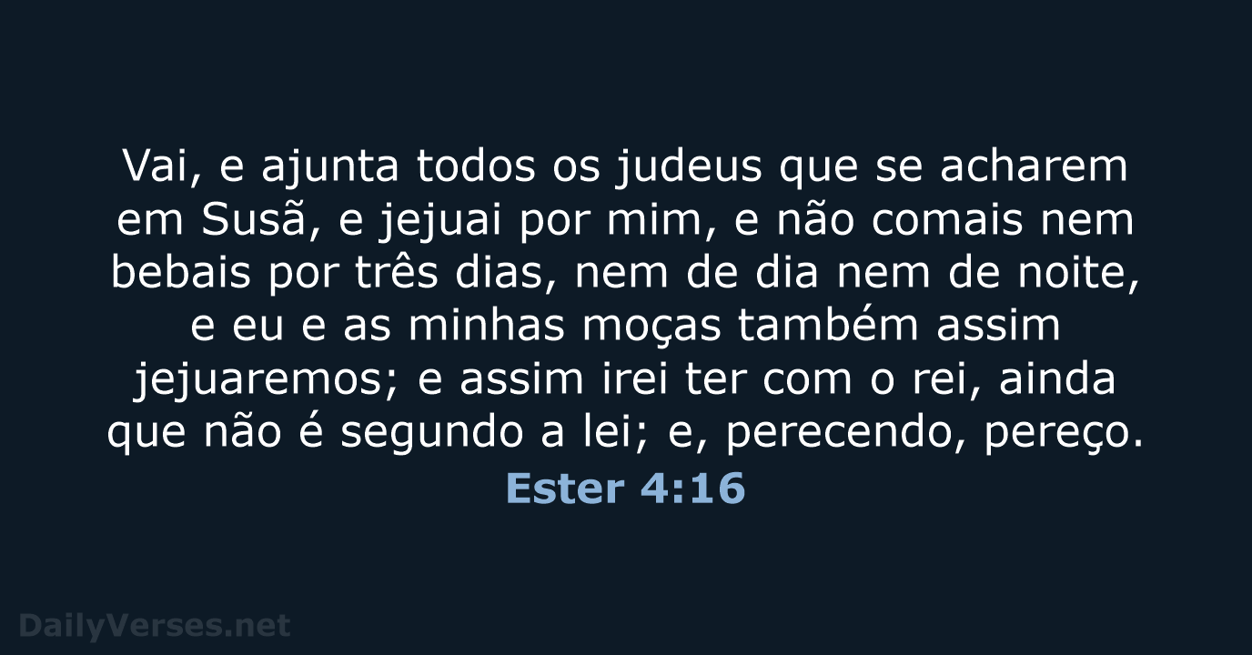 Ester 4:16 - ARC