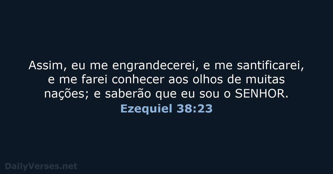 Ezequiel 38:23 - ARC
