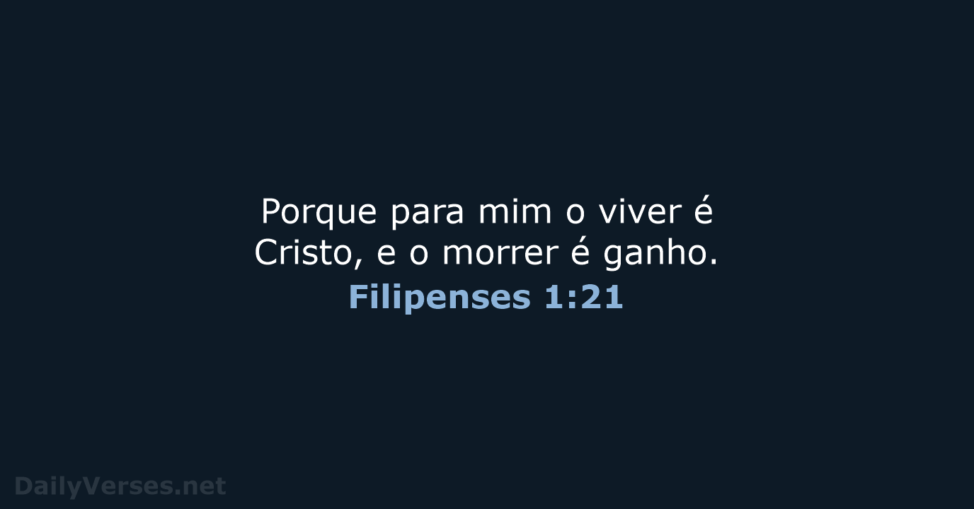 Filipenses 1:21 - ARC