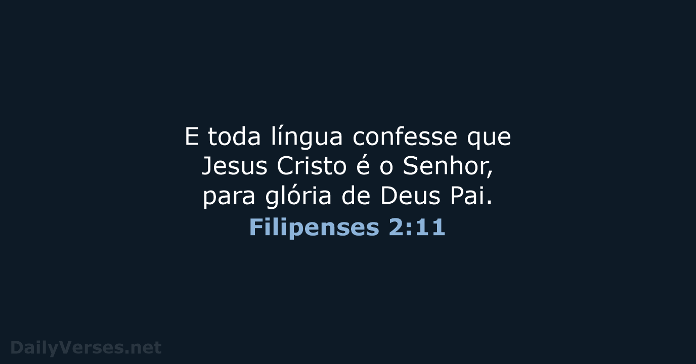 Filipenses 2:11 - ARC