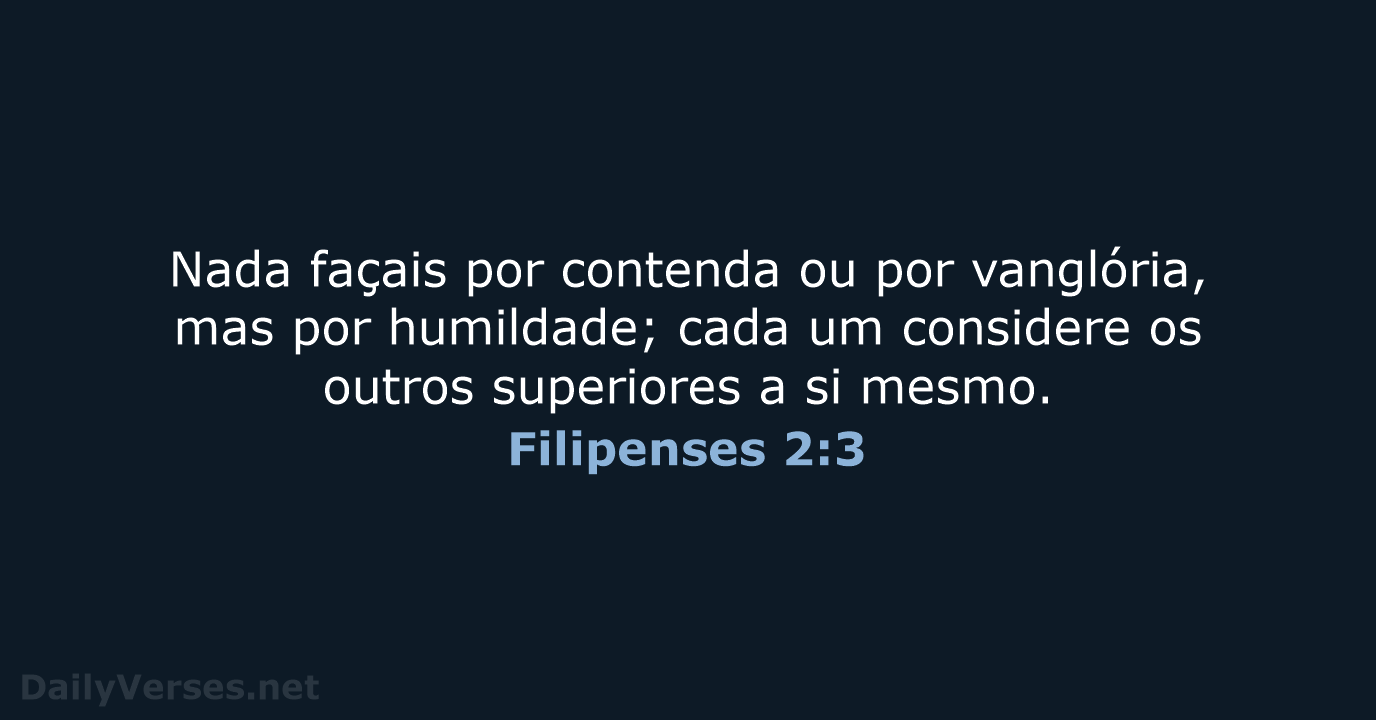 Filipenses 2:3 - ARC