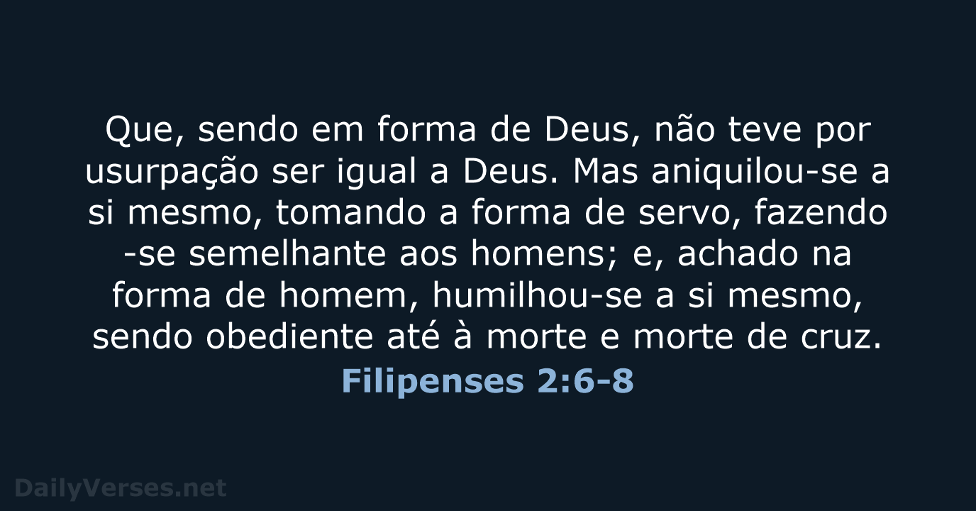 Filipenses 2:6-8 - ARC