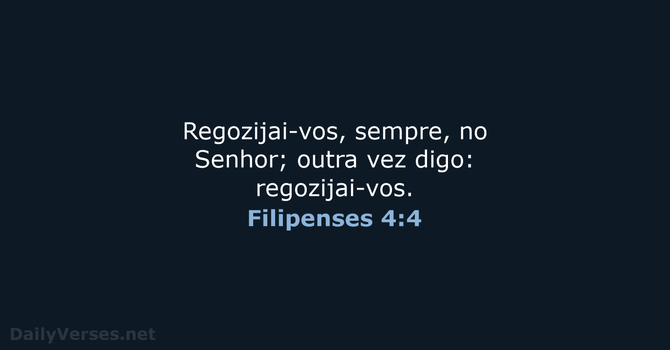 Filipenses 4:4 - ARC