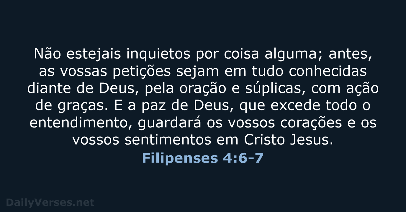 Filipenses 4:6-7 - ARC